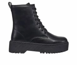 Women's C&C California Lucie Platform Combat Boots -Bogs Footwear Shop 1 107