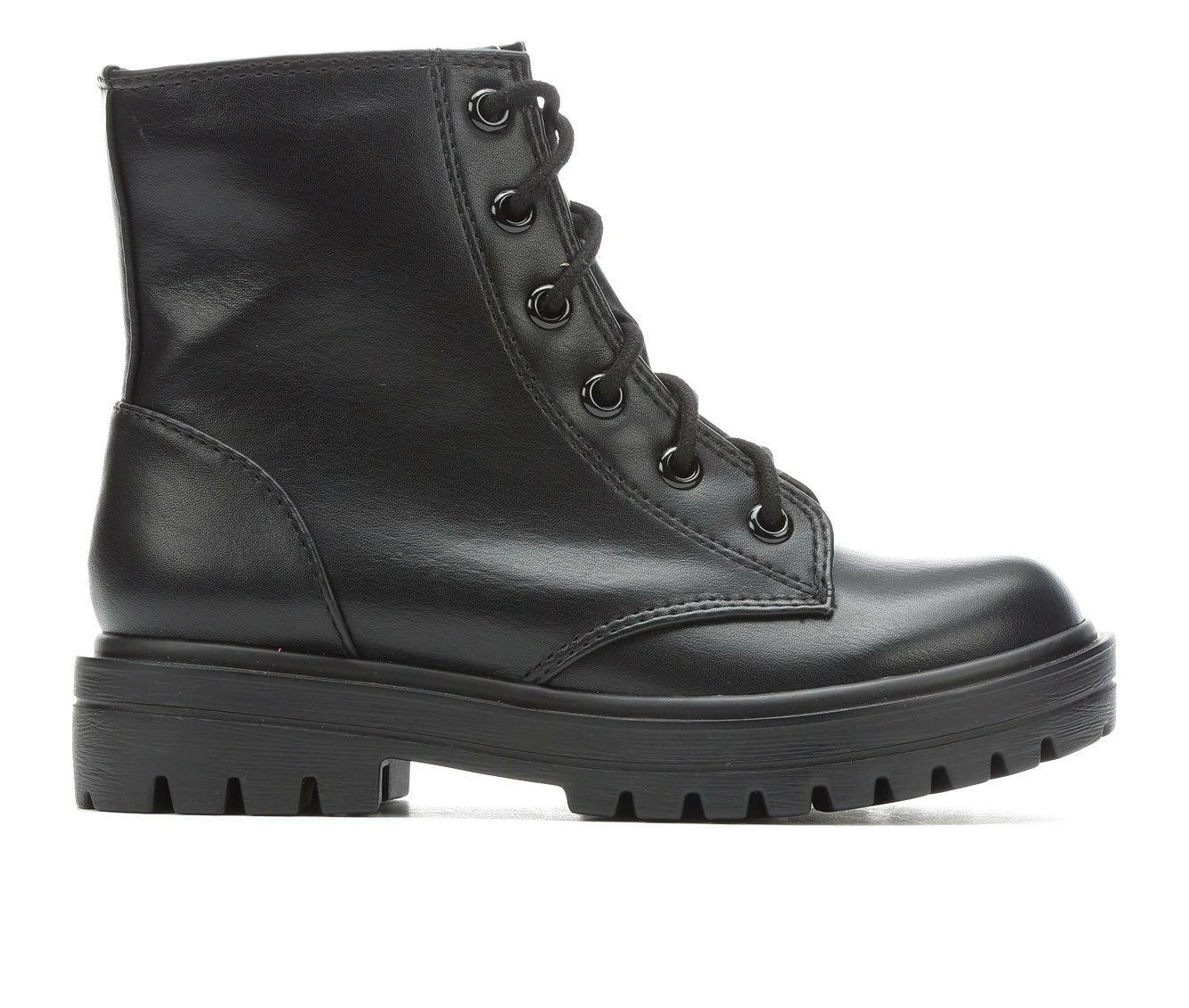 Girls' Unr8ed Little Kid & Big Kid Firm Combat Boots 3 Girls' Unr8ed Little Kid & Big Kid Firm Combat Boots