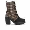 Women's MUK LUKS Riser Jazz Heeled Boot Lace Up Heeled Boots -Bogs Footwear Shop 1 272