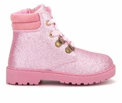 Girls' Olivia Miller Toddler Tobey Lace-Up Boots