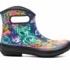 Women's Bogs Footwear Patch Ankle Rose Garden Rain Boots -Bogs Footwear Shop 1 476