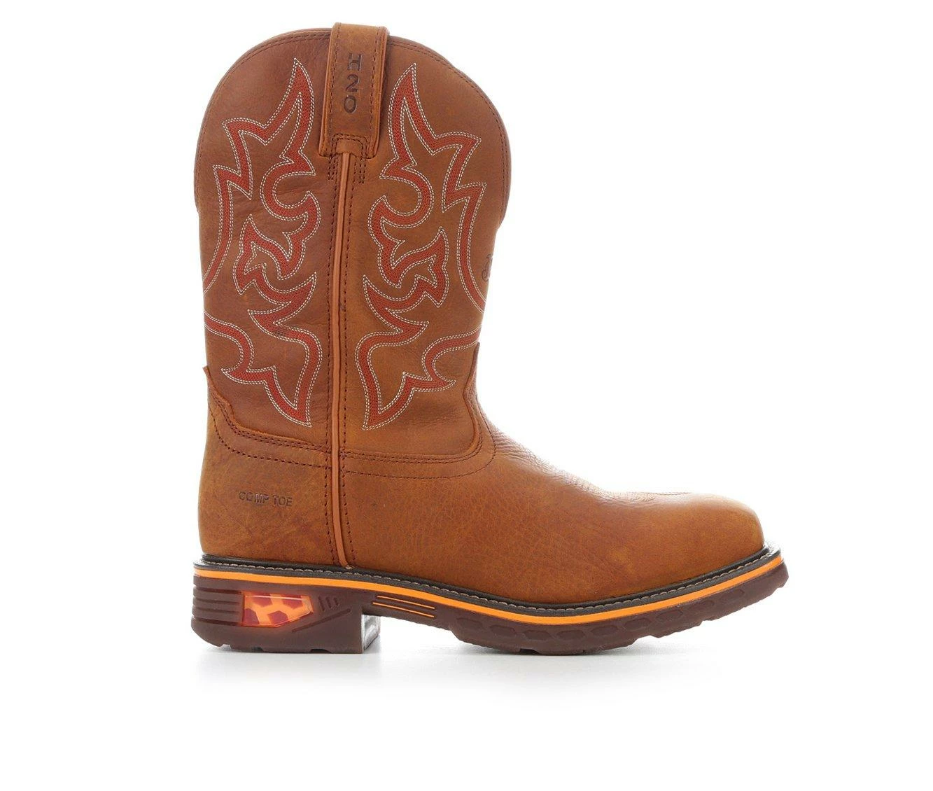 Men's Justin Boots Resistor Russet Comp Toe Work Boots 4 Men's Justin Boots Resistor Russet Comp Toe Work Boots - Image 2