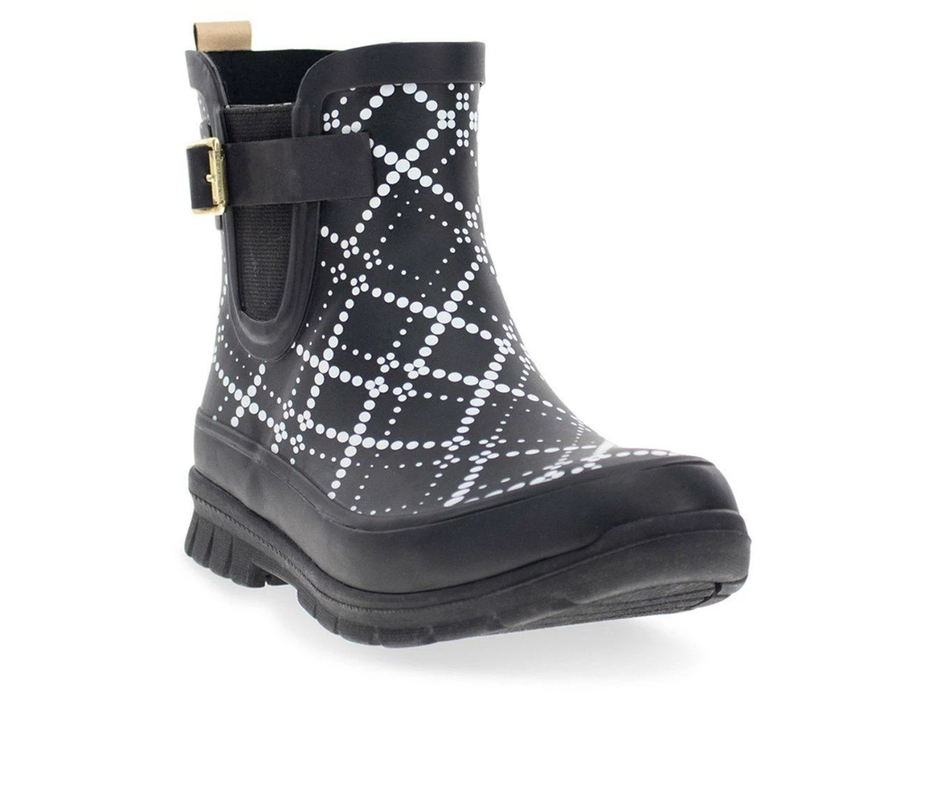 Women's Western Chief Dot Plaid Chelsea Rain Boots 5 Women's Western Chief Dot Plaid Chelsea Rain Boots - Image 3