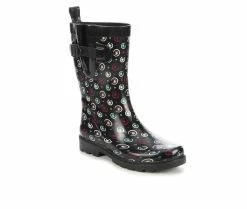Women's Capelli New York Spiral Dot Mid Calf Rain Boots -Bogs Footwear Shop 2 217