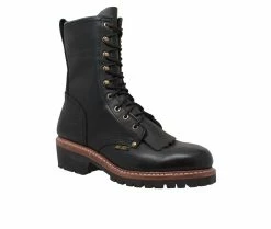 Men's AdTec 10" Fireman Logger Work Boots -Bogs Footwear Shop 2 469