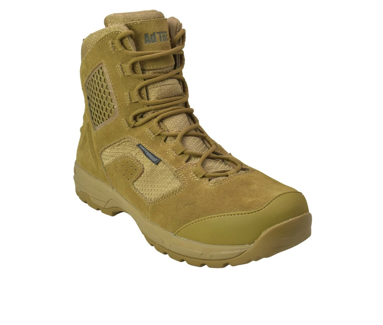 Men's AdTec Men's 8" Suede Waterproof Tactical Work Boots 5 Men's AdTec Men's 8" Suede Waterproof Tactical Work Boots - Image 3