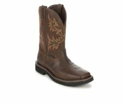 Men's Justin Boots SE 4682 Stampede Steel Toe Cowboy Boots 10 Men's Justin Boots SE 4682 Stampede Steel Toe Cowboy Boots -Bogs Footwear Shop 2 514
