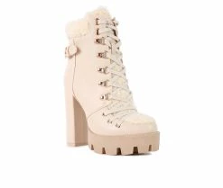 Women's London Rag Pines Lace Up Heeled Platform Boots -Bogs Footwear Shop 2 81