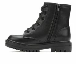 Girls' Unr8ed Little Kid & Big Kid Firm Combat Boots 11 Girls' Unr8ed Little Kid & Big Kid Firm Combat Boots -Bogs Footwear Shop 3 100