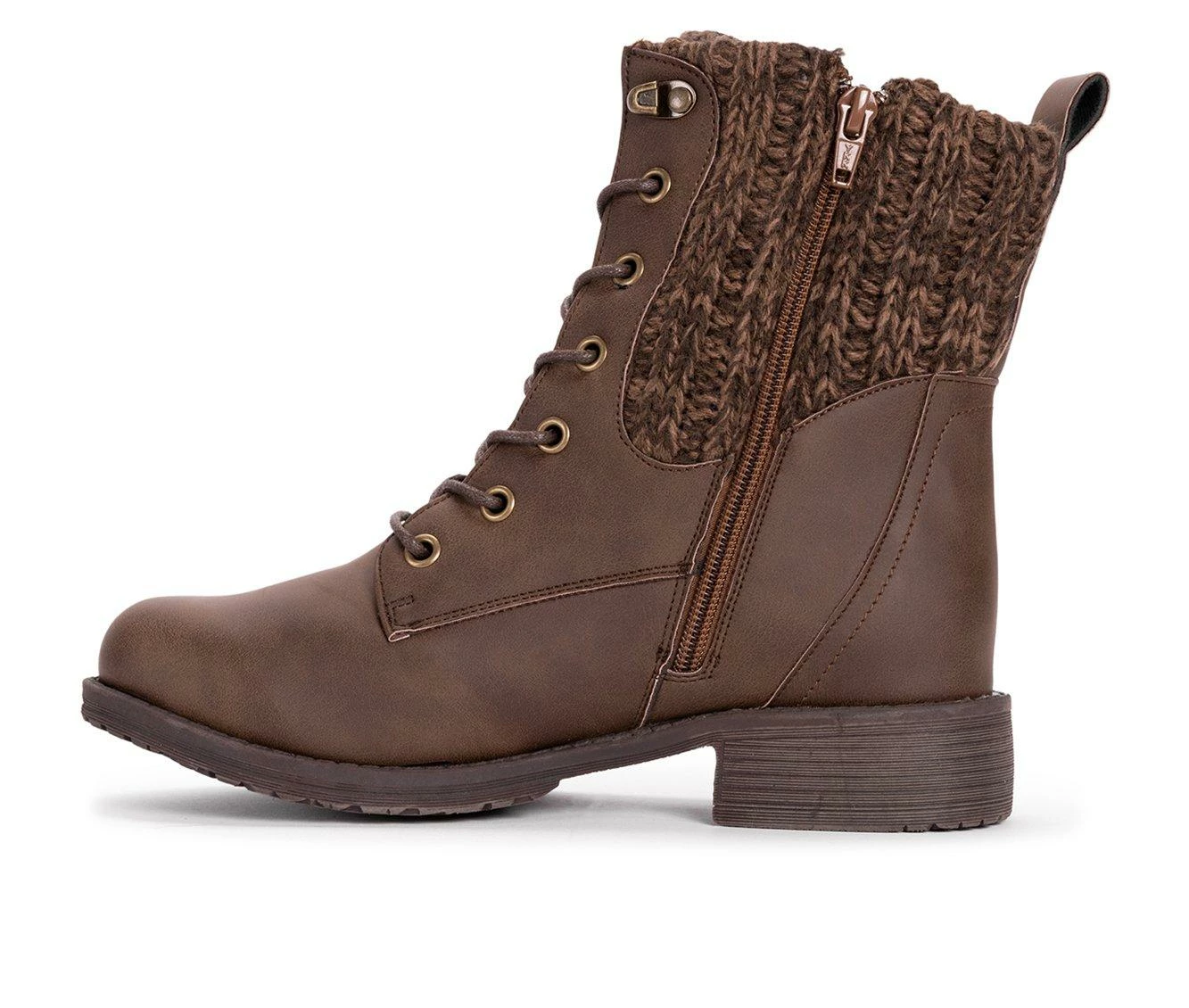 Women's LUKEES By MUK LUKS Hiker Everest Combat Boots 6 Women's LUKEES By MUK LUKS Hiker Everest Combat Boots - Image 4