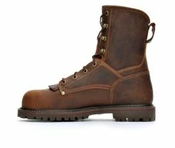 Men's Carolina Boots CA8528 8 In Composite Toe Waterproof Work Boots -Bogs Footwear Shop 3 316
