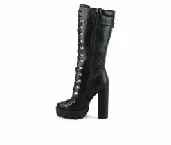 Women's London Rag Magnolia Knee High Lace Up Boots -Bogs Footwear Shop 3 7