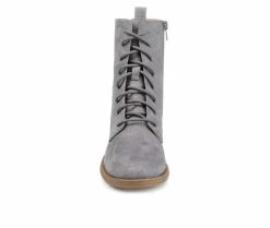 Women's Journee Collection Vienna Lace-Up Boots -Bogs Footwear Shop 4 111