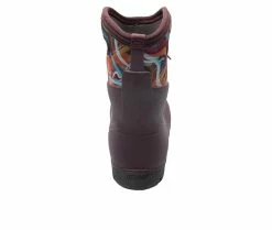Women's Bogs Footwear Neo Classic Mid Glossy Abstract Rain Boots -Bogs Footwear Shop 4 152