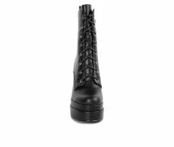 Women's London Rag Meows Lace Up Platform Heeled Boots -Bogs Footwear Shop 4 91