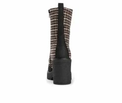 Women's MUK LUKS Riser Jazz Heeled Boot Lace Up Heeled Boots -Bogs Footwear Shop 5 135